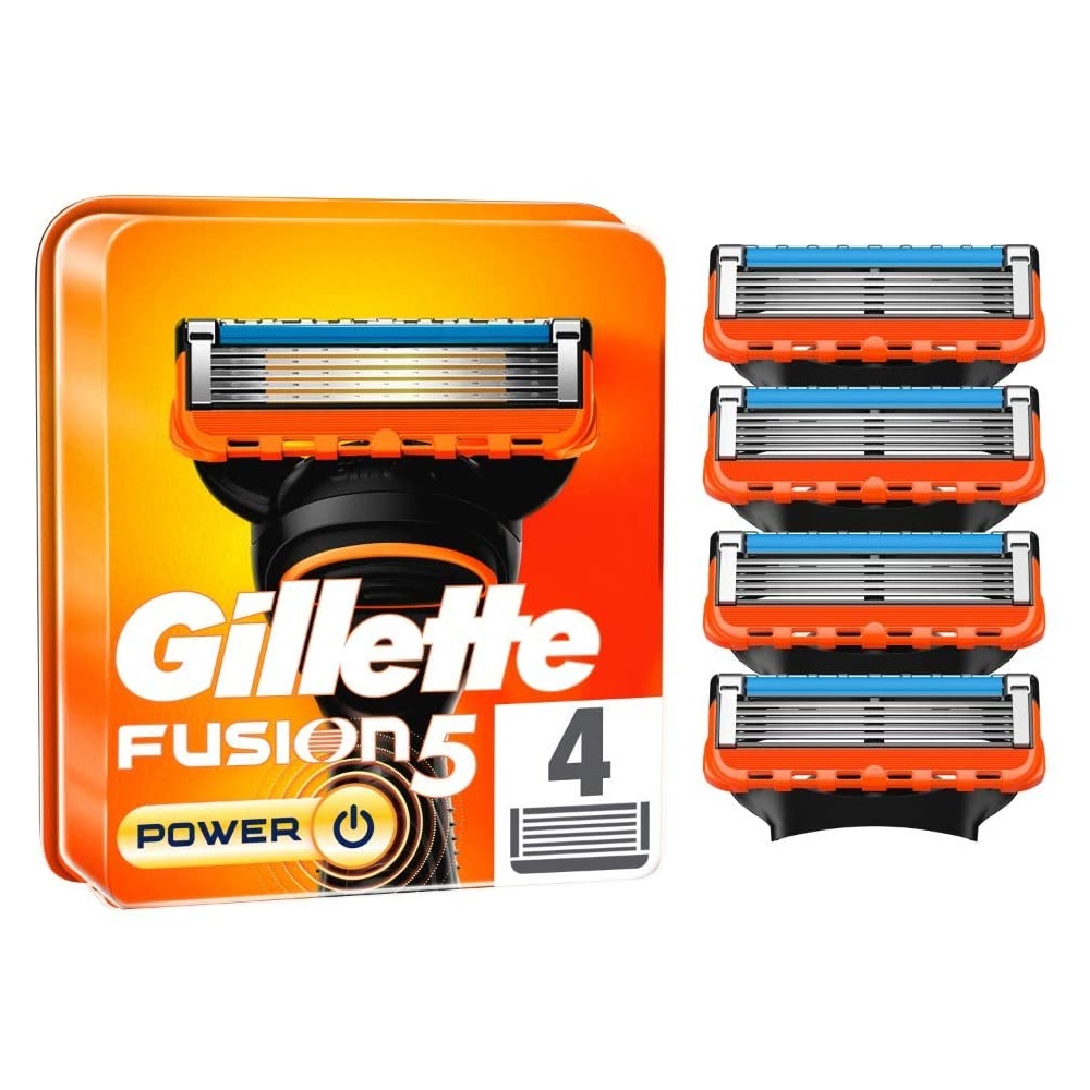 Gillette Fusion 5 Power Rakblad 4-pack