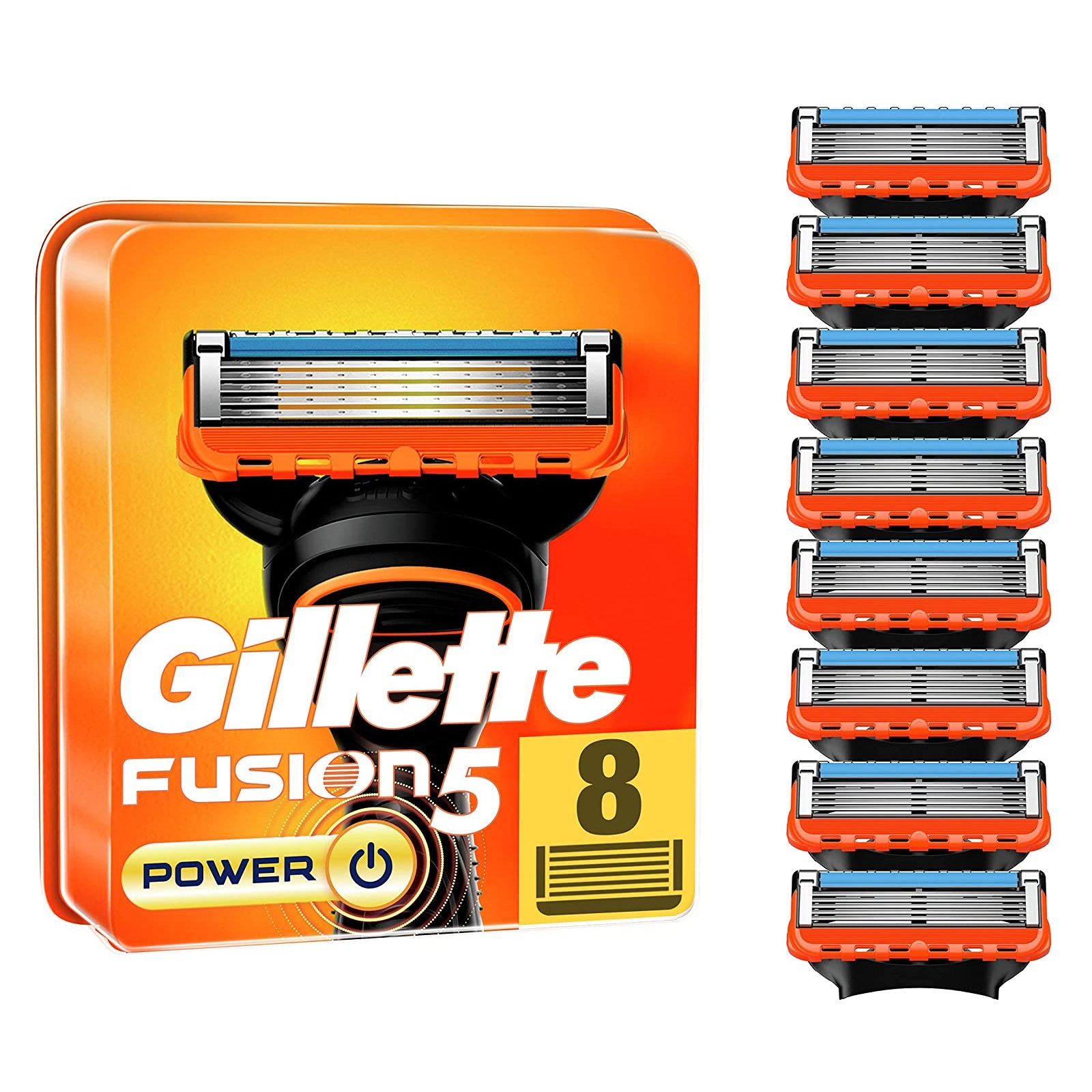 Gillette Fusion 5 Power Rakblad 8-pack