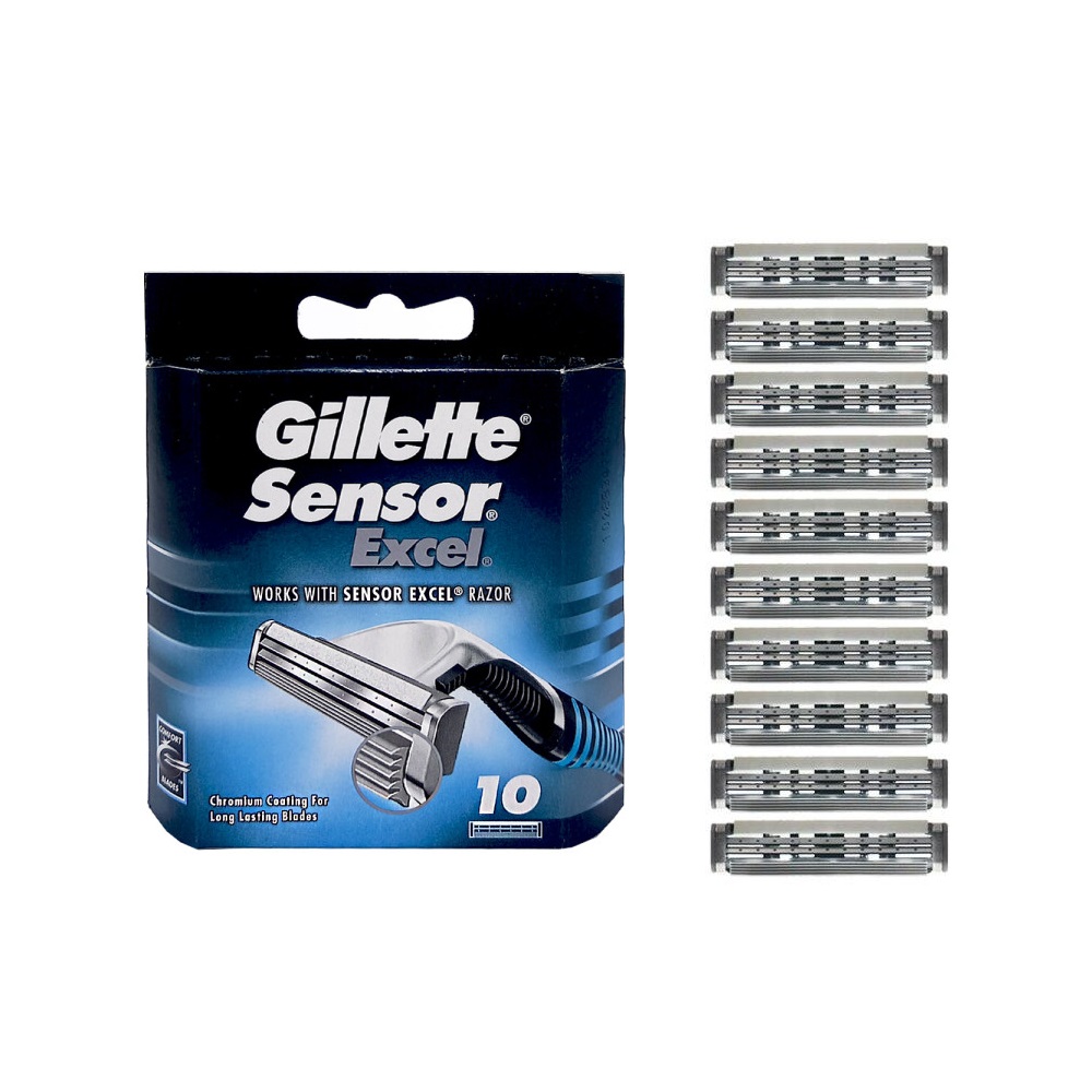 Gillette Sensor Excel Rakblad 10-pack