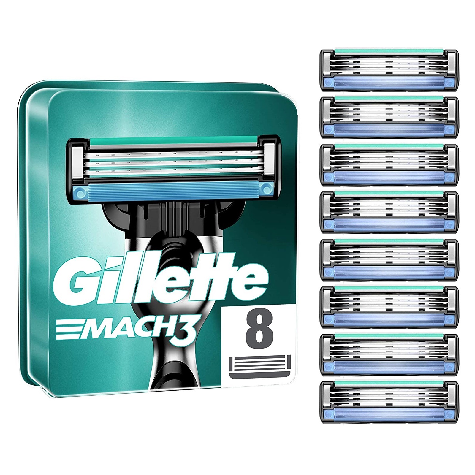 Gillette Mach3 Rakblad 8-pack