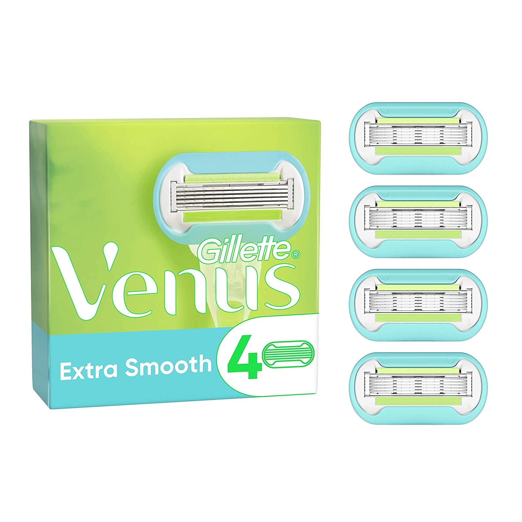 Venus Extra Smooth Rakblad 4-pack