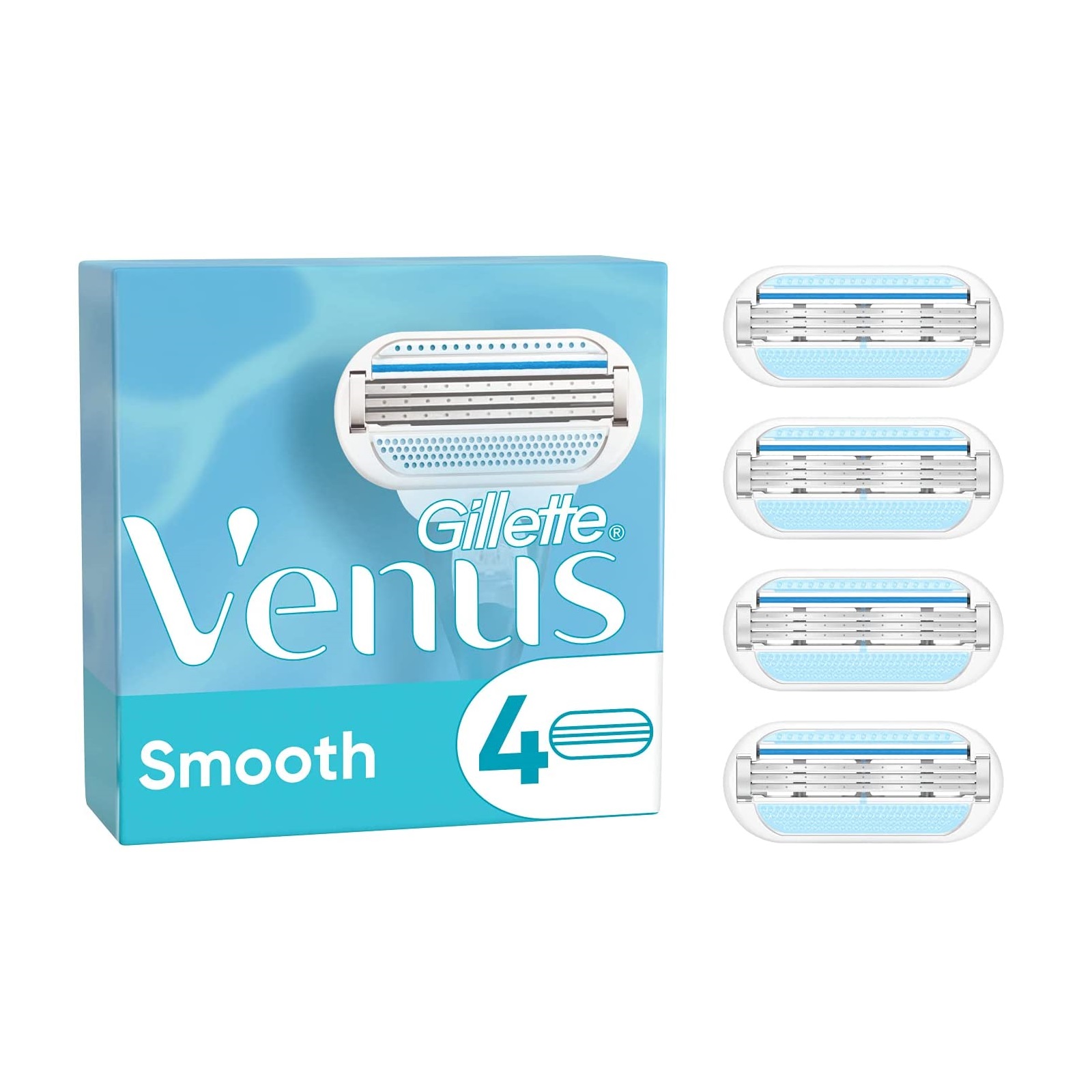 Venus Smooth Rakblad 4-pk