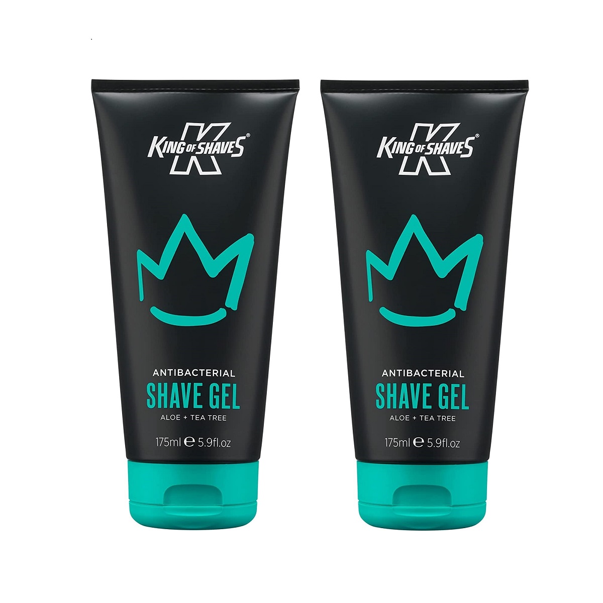 King of Shaves Antibacterial Rakgel 175 ml 2-pack