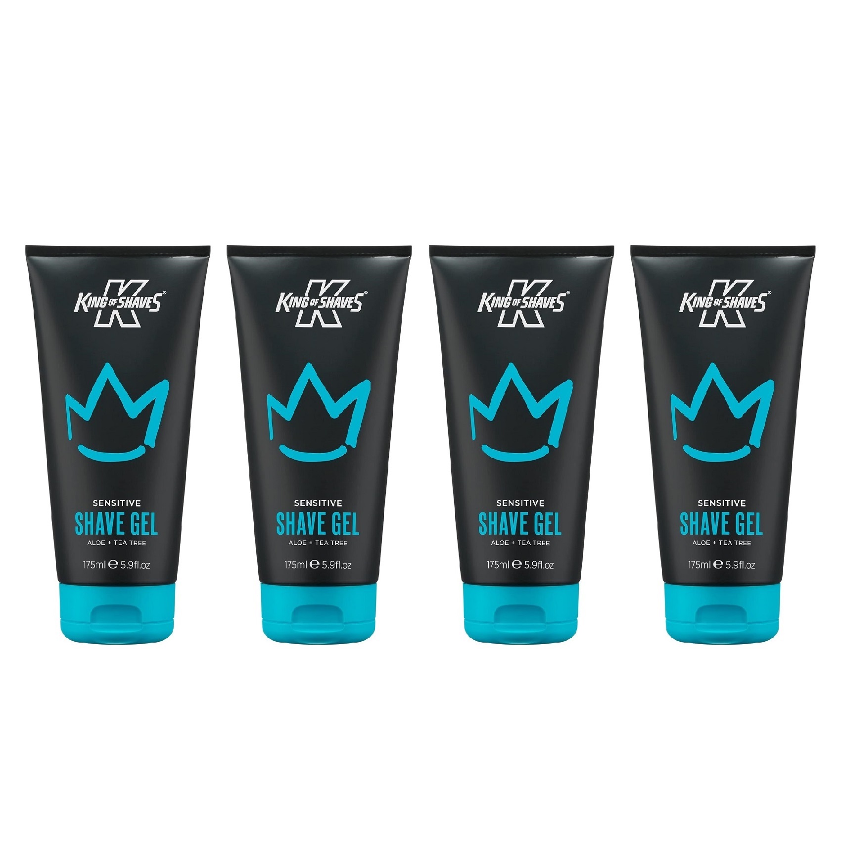 King of Shaves Sensitive Rakgel 175 ml 4-pack