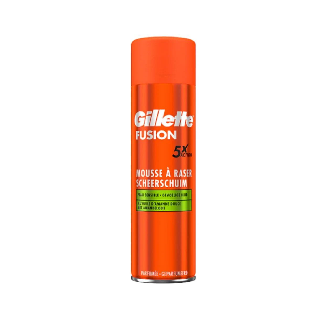 Gillette Fusion Sensitive Mandelolja Rakskum 250 ml 1-pack